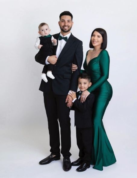 Laura Mellado's husband, Victor Hallmand and kids, Elliot and Oakley